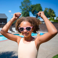 AQUA GUARD Pre-Swim label shows color-safe, gluten-free, and no parabens or phthalates.