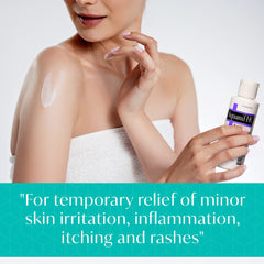 Aquanil HC Lotion ingredients listing hydrocortisone and glycerin for soothing care.