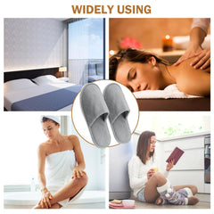 AQUEENLY disposable slippers two-color set offers versatile guest options