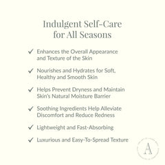 Archipelago Botanicals Soy Milk Lotion texture shown for smooth, non-greasy absorption