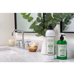 Archipelago Botanicals Morning Mint Lotion after-shower application provides lasting hydration without residue