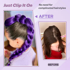 Arcpor clip-in braid installation offers quick, braid-free styling