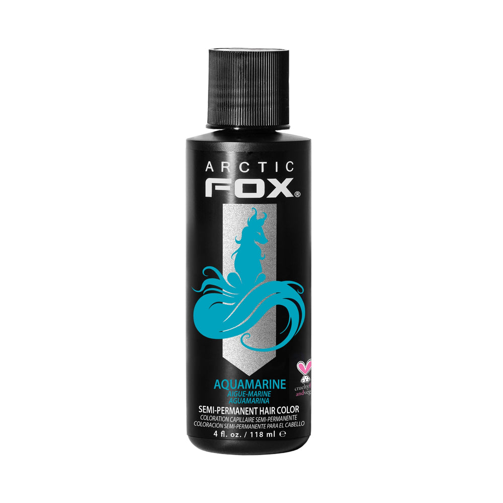 ARCTIC FOX Aquamarine, botella: color intenso para rubios decolorados.