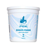 Arctic Fox Bleach Please packaging showcases dust-free, at-home lightening for platinum looks.