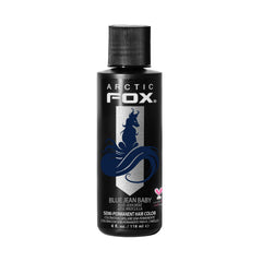 ARCTIC FOX Blue Jean Baby bottle application shows easy, even color distribution.