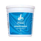 ARCTIC FOX Blue Powder Bleach pour shows smooth, even lift for icy blonde results.
