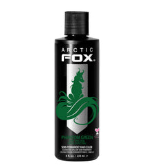ARCTIC FOX Phantom Green bottle showcases vibrant color with vegan, gentle formula