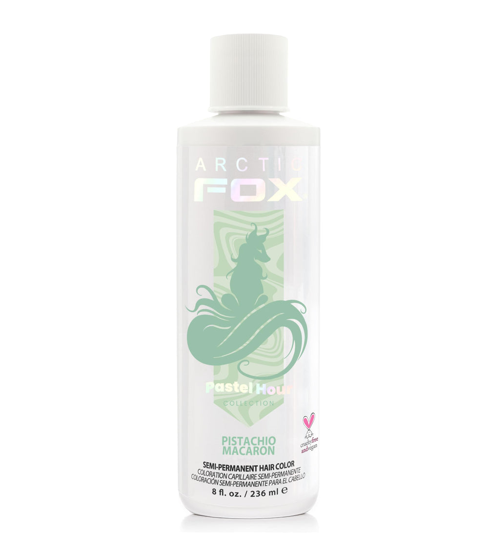 Arctic Fox Pistachio Macaron bottle pour shows mint shade for creative color use
