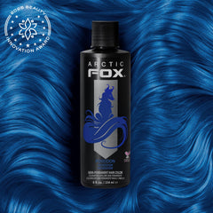 Arctic Fox Poseidon swatches illustrate customizable blue options for gradient looks.
