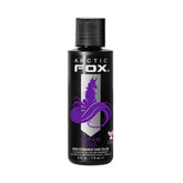 Arctic Fox Purple AF bottle showcases vibrant semi-permanent color for bold looks.