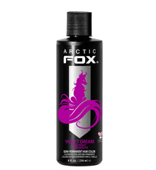 ARCTIC FOX Violet Dream bottle—vibrant semi-permanent color for bold hair.