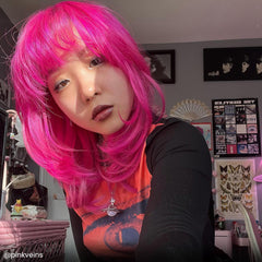 ARCTIC FOX Virgin Pink mixed with Wrath for deeper pink shade