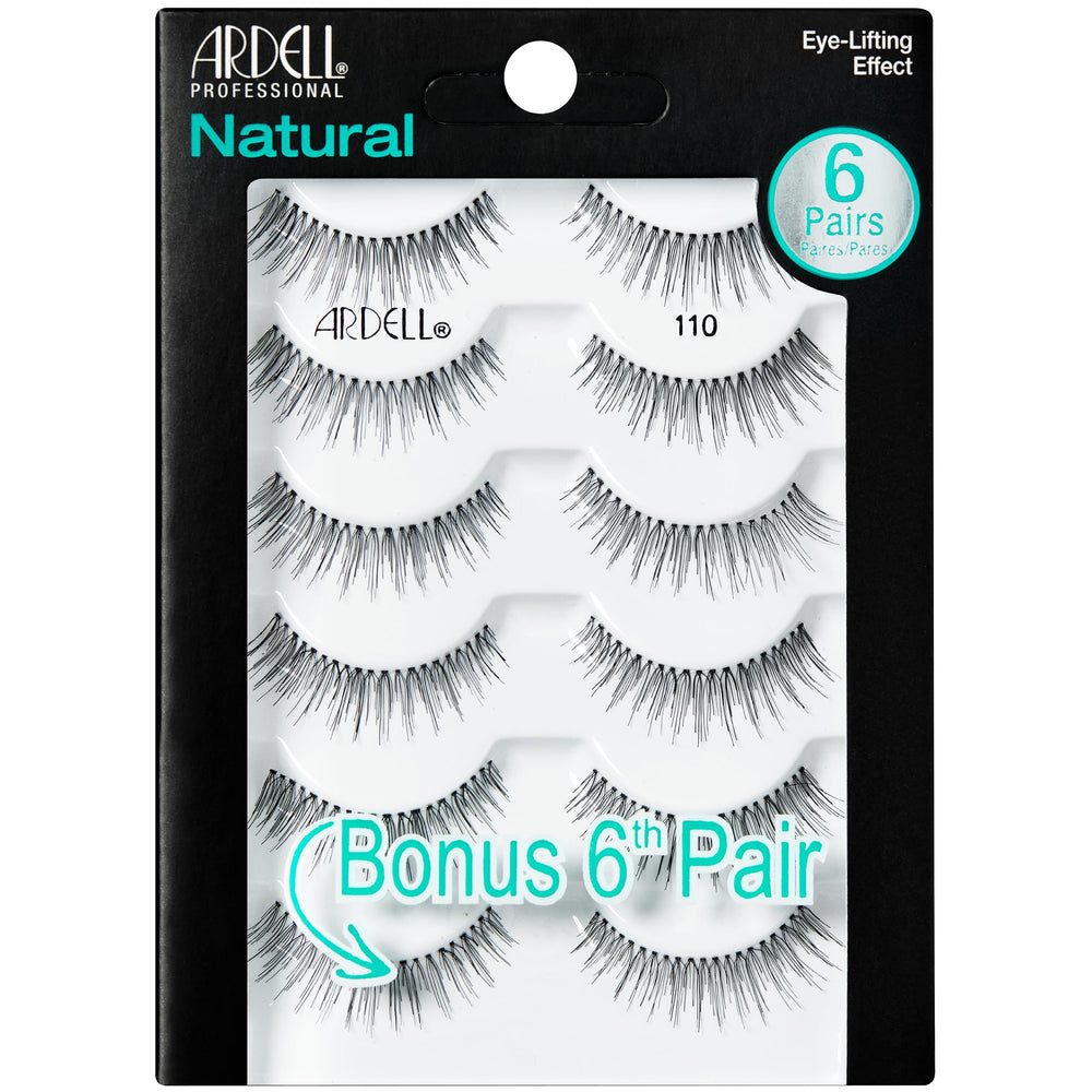 Ardell 110 lightweight strip lashes for natural daily wear and comfortable all-day wear