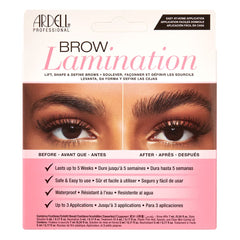 Ardell Brow Lamination Kit packaging image shows professional at home brow lift solution