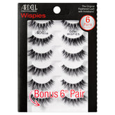 Ardell Demi Wispies Black lashes pack with six pairs for daily easy glam.