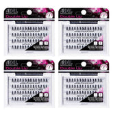 Ardell Double Up Medium Black Individuals packaging shows premium knot-free lash clusters for effortless glam.
