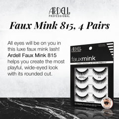 Ardell Faux Mink 815 con volumen medio para una mirada definida