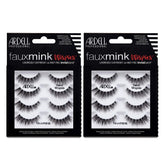 Ardell Faux Mink Demi Wispies multipack packaging showcases value and portability for travel.