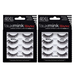 Ardell Faux Mink Demi Wispies multipack packaging showcases value and portability for travel.