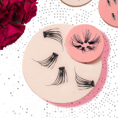 Ardell 8mm faux mink lashes deliver feathered definition.