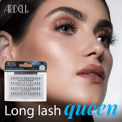 Ardell invisiband closeup shows seamless lash band blending with natural lashes.