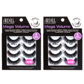 Ardell Mega Volume 252 pack close-up highlights dramatic full lashes for bold day-to-night looks.