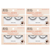 Ardell Naked Lashes 420 Invisiband closeup shows undetectable lash band for natural enhancement.