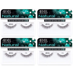 Ardell Natural 174 lashes blend with natural lashes for subtle daily enhancement.