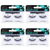 Ardell 102 Demi Black lashes closeup shows natural taper for everyday enhancement