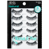 Ardell Natural Lashes 120 wispy closeup, lightweight natural blend for daily wear.