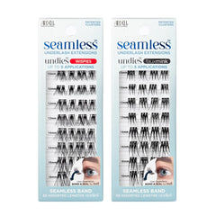 Ardell Seamless Extensions refill kit with Wispies and Faux Mink clusters for easy at-home lash refresh