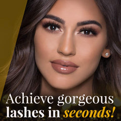 Ardell Self-Adhesive Demi Wispies on-eye look showcases natural flutter.
