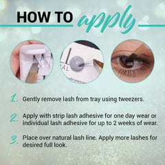 Ardell Soft Touch Trios natural-blend-appearance blends seamlessly with real lashes.