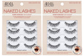 Ardell Naked Lashes 424 Invisiband pack front for lightweight natural enhancement.