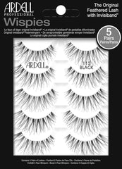 Ardell Wispies 113 lashes pack shows full lashes in a reusable tray for easy storage