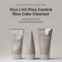 ARENCIA cleanser foam application demonstrates easy lather and skin-friendly use.