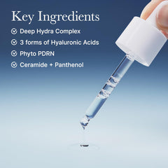 Ingredient spotlight: Arencia with hyaluronic acid and ceramides for moisture retention.