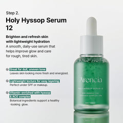 Arencia Glass Skin Renewal Set toner image emphasizes hydrating pore refinement.