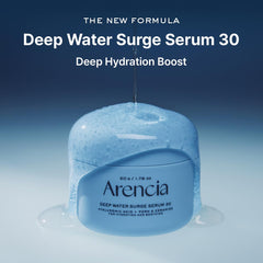 ARENCIA PDRN Intensive Hydration Serum texture closeup shows silky fast absorbing formula