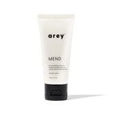 Arey Mend heat protectant bottle showing lightweight shield for heat styling up to 450°F.