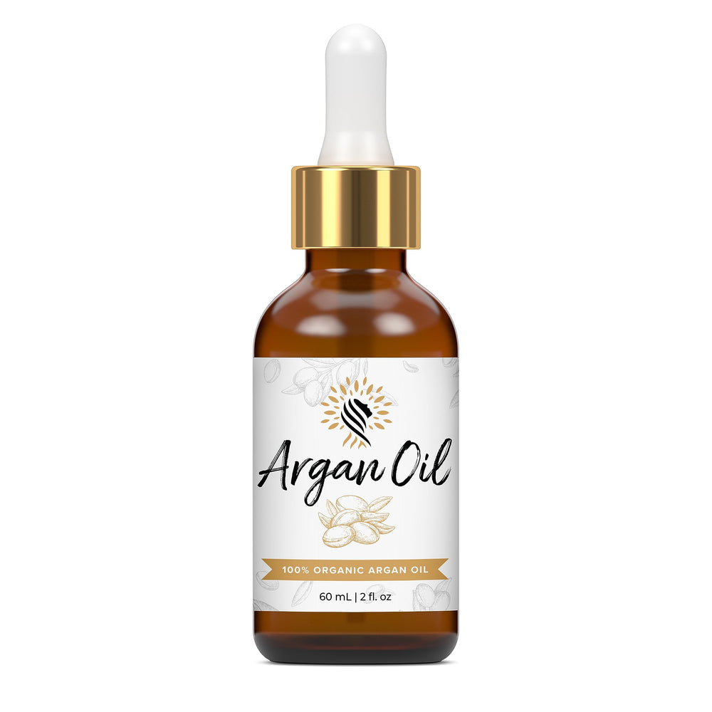Argan Cosmetics Argan Oil bottle open – pure Moroccan oil for radiant skin and hair