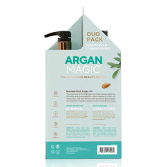 Argan Magic Shine Boosting Shampoo lather close-up showing rich foam and nourishing oils.