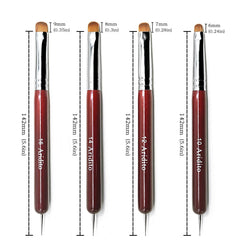 Aridito wooden-handles design offers comfortable grip and better control.