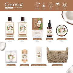 ArioseMonde coconut shower gel focus, refreshing cleanse for daily self-care