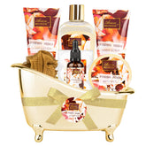 ArioseMonde Fresh Rose Spa Gift Set packaging with ribbon, ideal for gifting