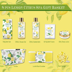 ArioseMonde lemon citrus shower gel bottle for refreshing daily cleansing