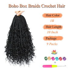 ARLFLF Crochet hair with curly ends close-up highlights soft spiral detail for playful look.