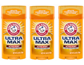 Arm & Hammer UltraMax Active Sport 3-pack bottle for all-day protection during workouts.