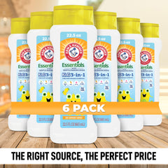 Arm & Hammer 3-in-1 kids body wash foam-lather supports easy bath time.