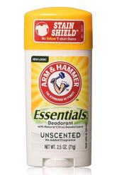 Arm & Hammer Essentials Unscented Deodorant pack4 bottle – fragrance-free odor protection